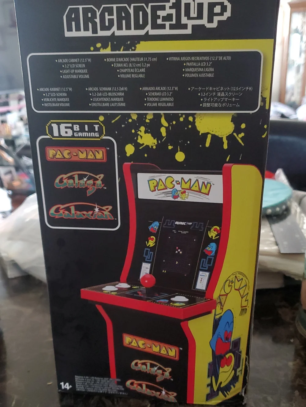 Arcade 1Up Pac-Man Tabletop Arcade With Galaga & Galaxian Games